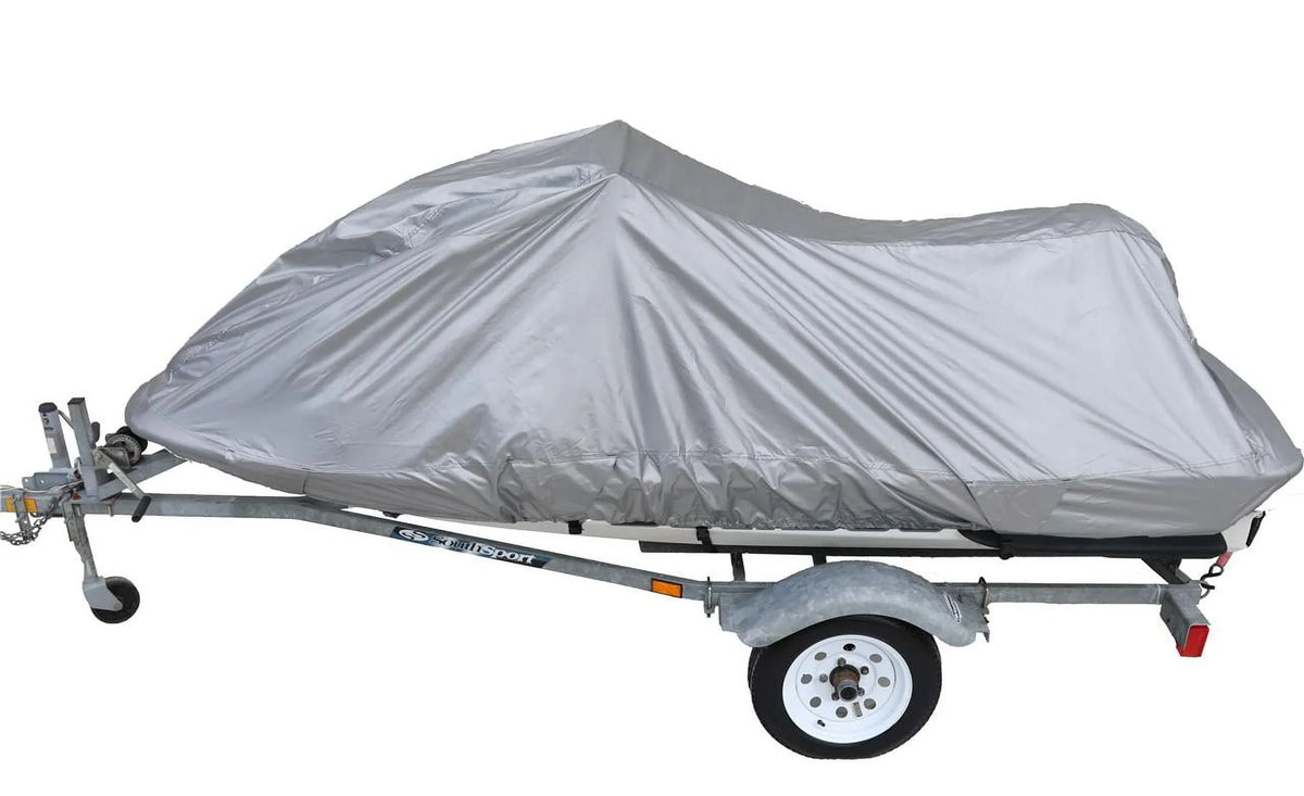 Reflective, Travel, Storage and Mooring Watercraft  Jet Ski Cover for Sea Doo Bombardier  155 2010 2011 2012 2013 2014