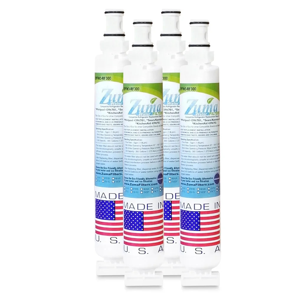 Brand , Water and Ice Filter , Model # - , Compatible with Whirlpool®  - 4 Pack - Made in ...