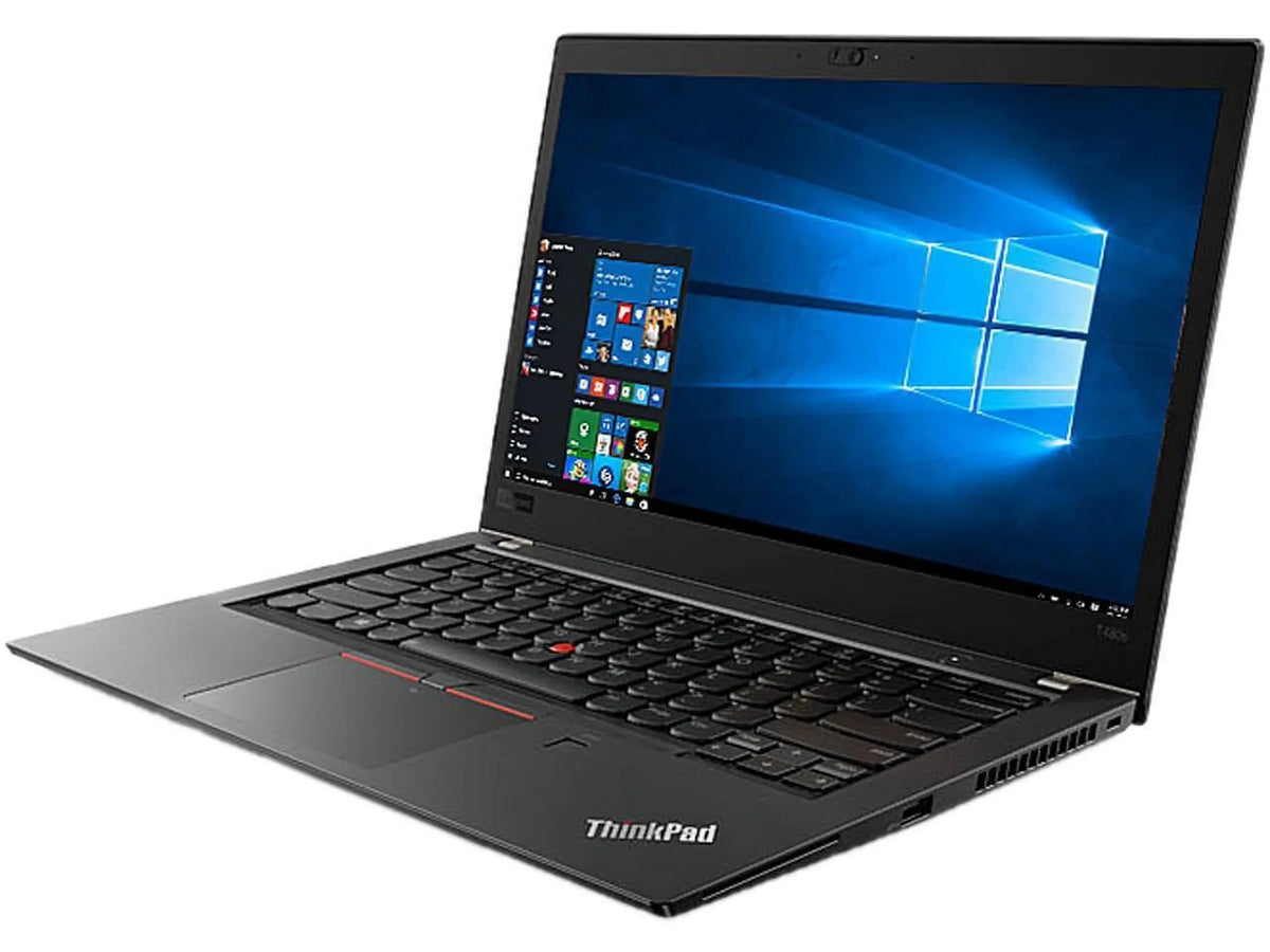 Lenovo ThinkPad T480s Windows 10 Pro Laptop - Intel Core i7-8550U, 8GB , 1TB PCIe NVMe , 14"   1920x1080 Matte Display, Fingerprint Reader, 4G  , Black