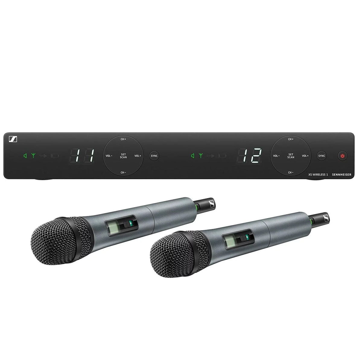 Sennheiser  1-835 - 2-Channel Wireless System with Carry Case & Microphone Sanitizer Spray Package