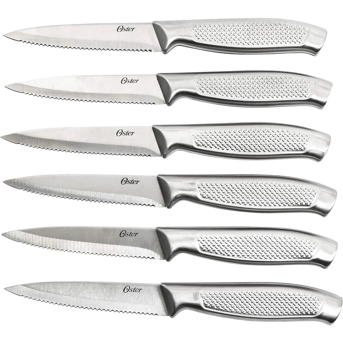 Oster Edgefield 14 pc Cutlery Set - Stainless Steel - 1.8/1.5 mm