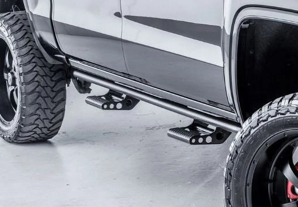 '-Fab by RealTruck Rkr Rails | Textured Black | T074Rkrqc | Compatible with 2007-2021 Toyota Tundra Double Cab All Beds,  Gas