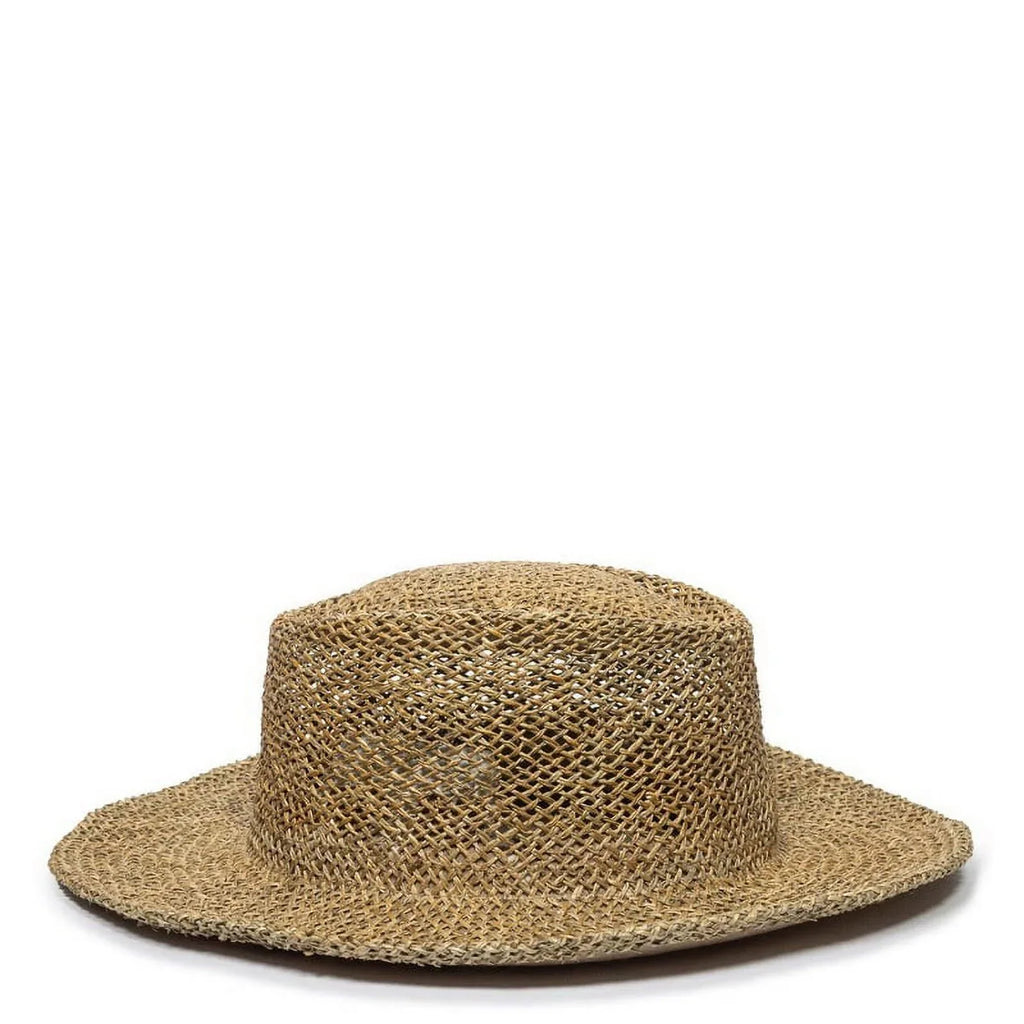 Outdoor Cap -100 Gambler Straw Hat-Natural