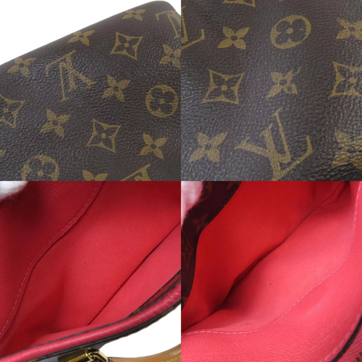 Pre-Owned Louis Vuitton  Pallas  Monogram Handbag Canvas Ladies (Good)