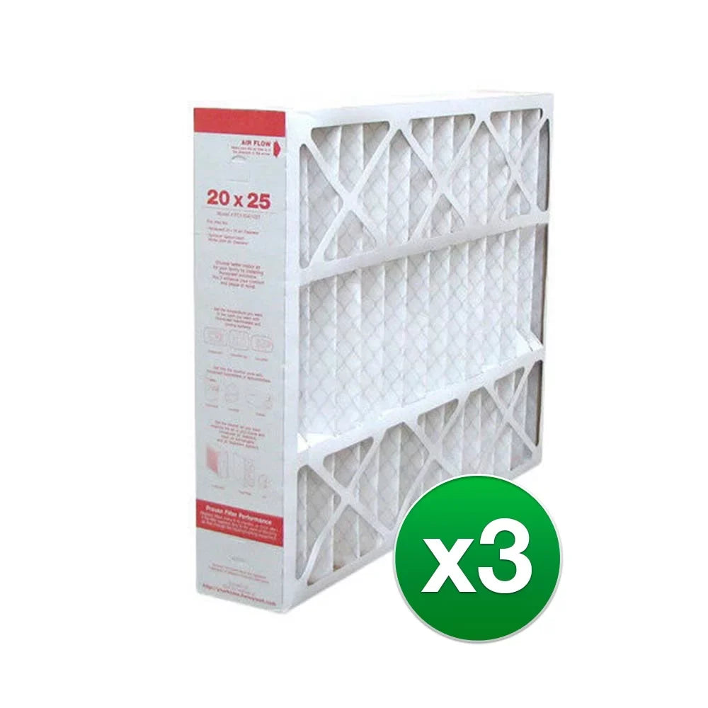 Honeywell   Furnace Compatible 20x25x5 Air Filter Merv 11 - 3 Pack