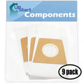 27 Replacement for Dirt Devil Featherlite Bagged Upright (Black)  Vacuum Bags - Compatible with Dirt Devil 3920047001, 3920048001, Type  Vacuum Bags (9 Pack - 3 Vacuum Bags per Pack)