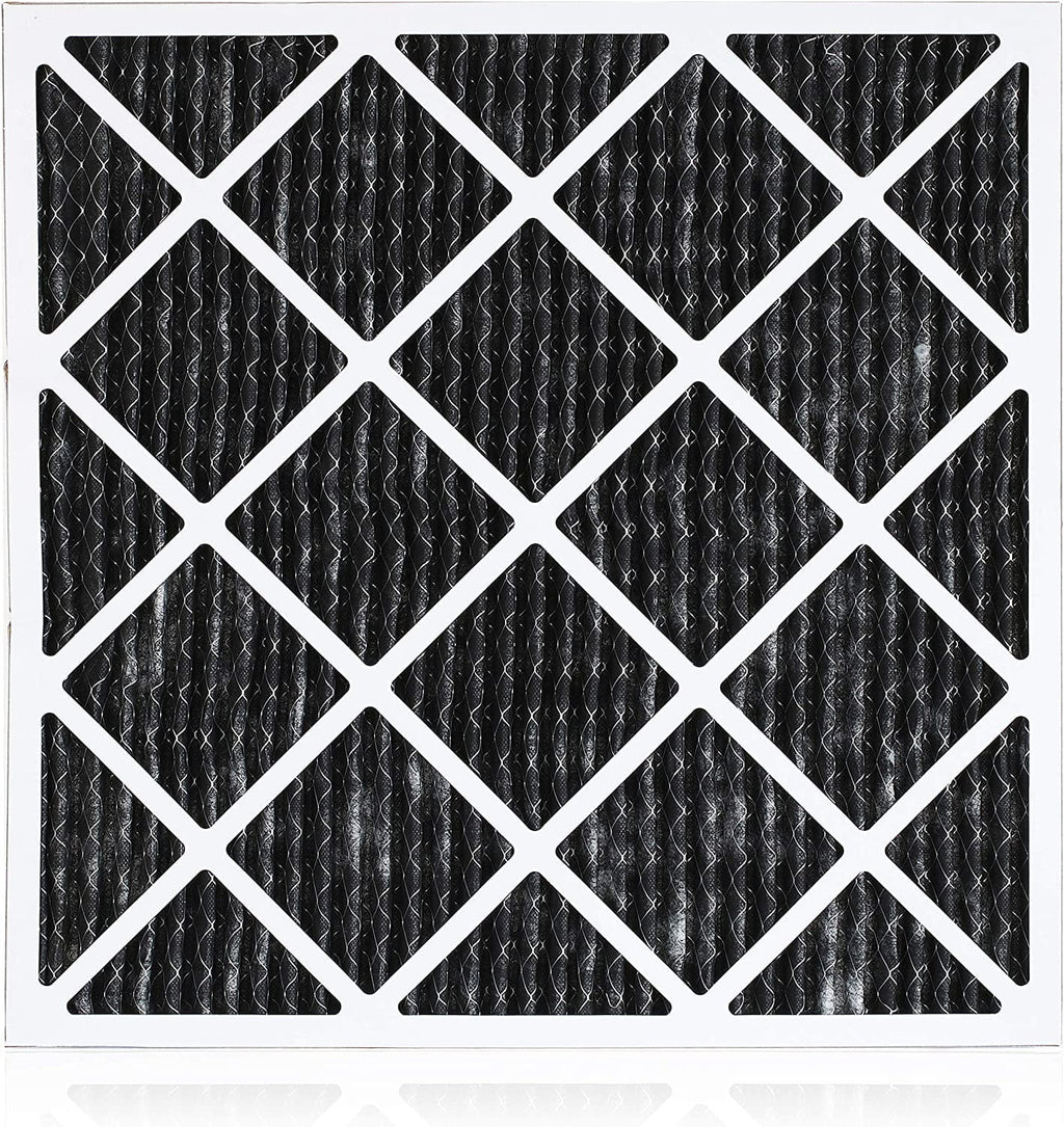 Filterbuy 24x25x1  8 Odor Eliminator Pleated   Furnace Air Filters with Activated Carbon (1-Pack)