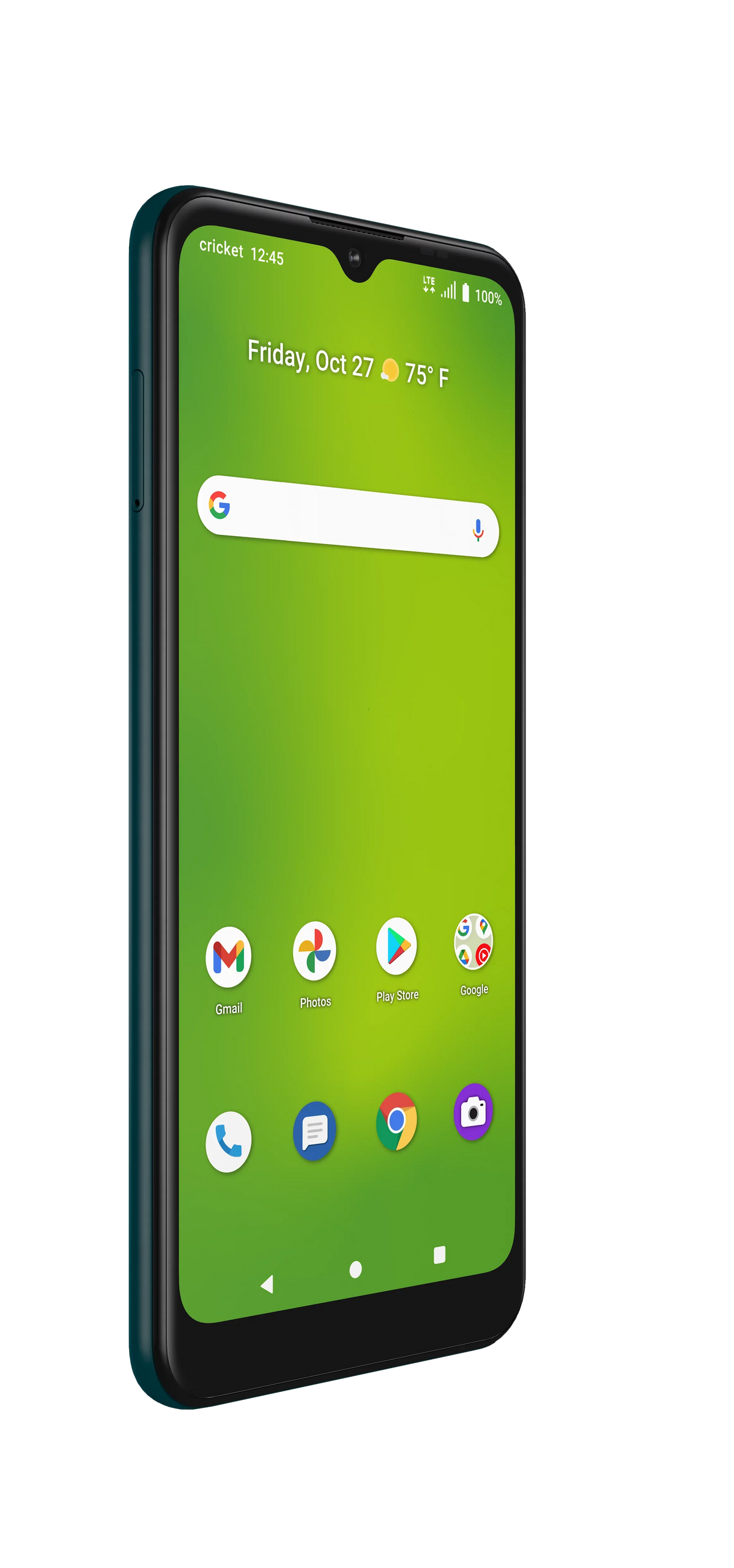 Cricket Wireless Splendor, 32GB, Rainforest Green - Prepaid Smartphone