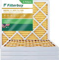 Filterbuy 24x24x2  11 Pleated   Furnace Air Filters (4-Pack)