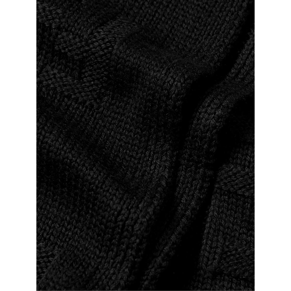 Fendi  Karl Nero Jacquard Wool Scarf