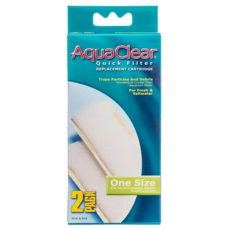 Aquaclear Quick Filter Replacement Cartridge 2/ (6 Packages)