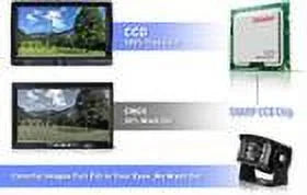 7” Monitor Rear View Backup Camera Parking System Night Vision For /Truck/Bus/Camper/Van/Pickup